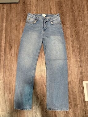 H&M Light Blue Straight Jeans for Men